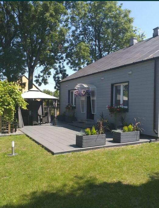 Dom W Malowniczej Wsi Z Imprezowa Stodola Hot Tub Jacuzzi Villa Zakrzewo Zalesie Luaran gambar